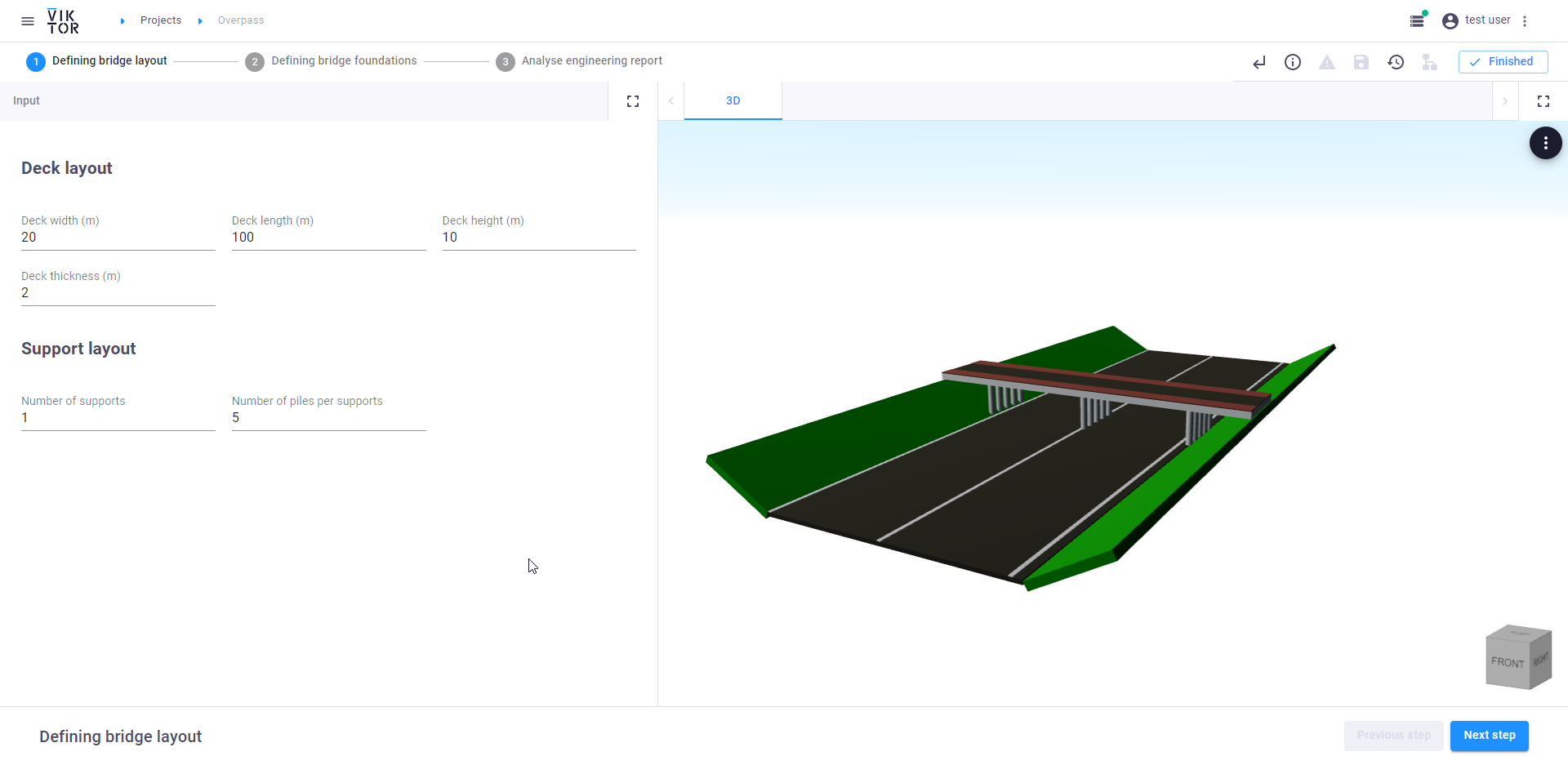 Parametric bridge design with SCIA